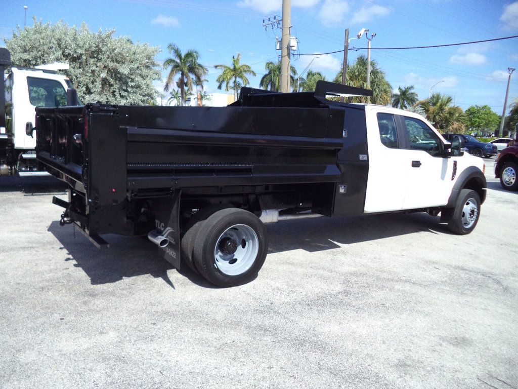 2017 Ford F450 Extended Cab w/ 10ft Dump Truck Steel Mason Dump Body - 23065768 - 9