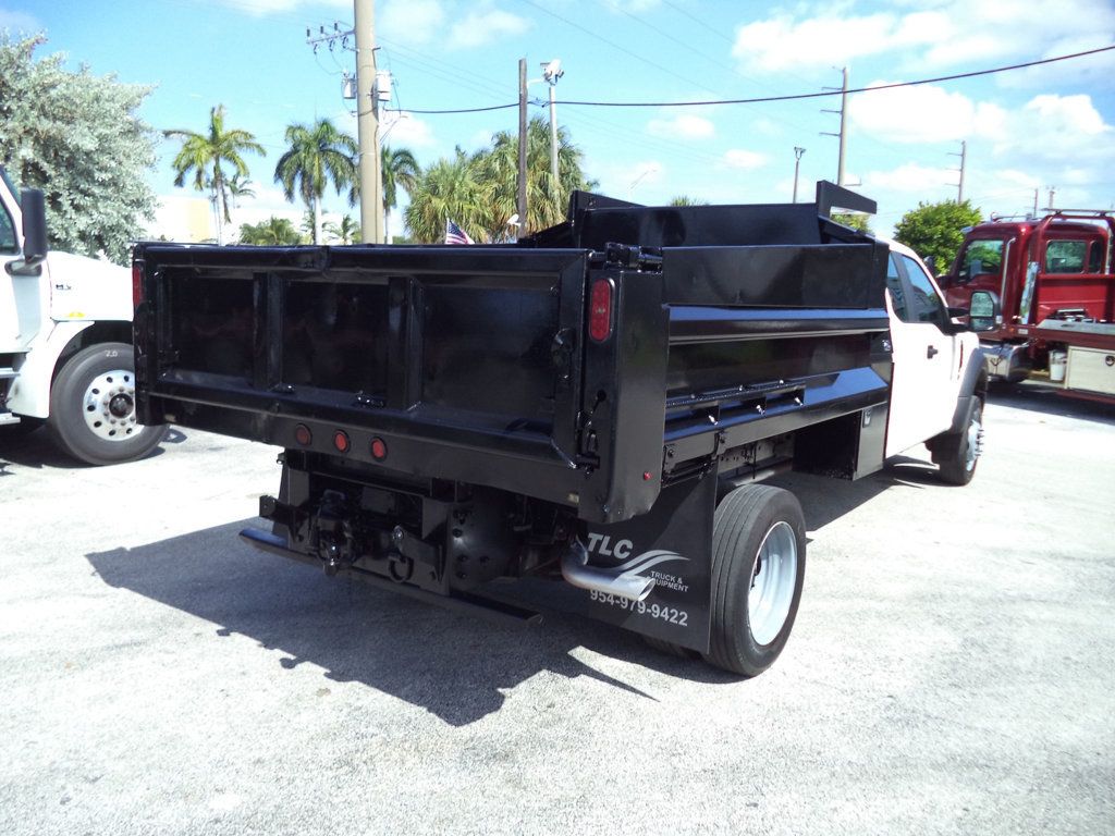 2017 Ford F450 Extended Cab w/ 10ft Dump Truck Steel Mason Dump Body - 23065768 - 10