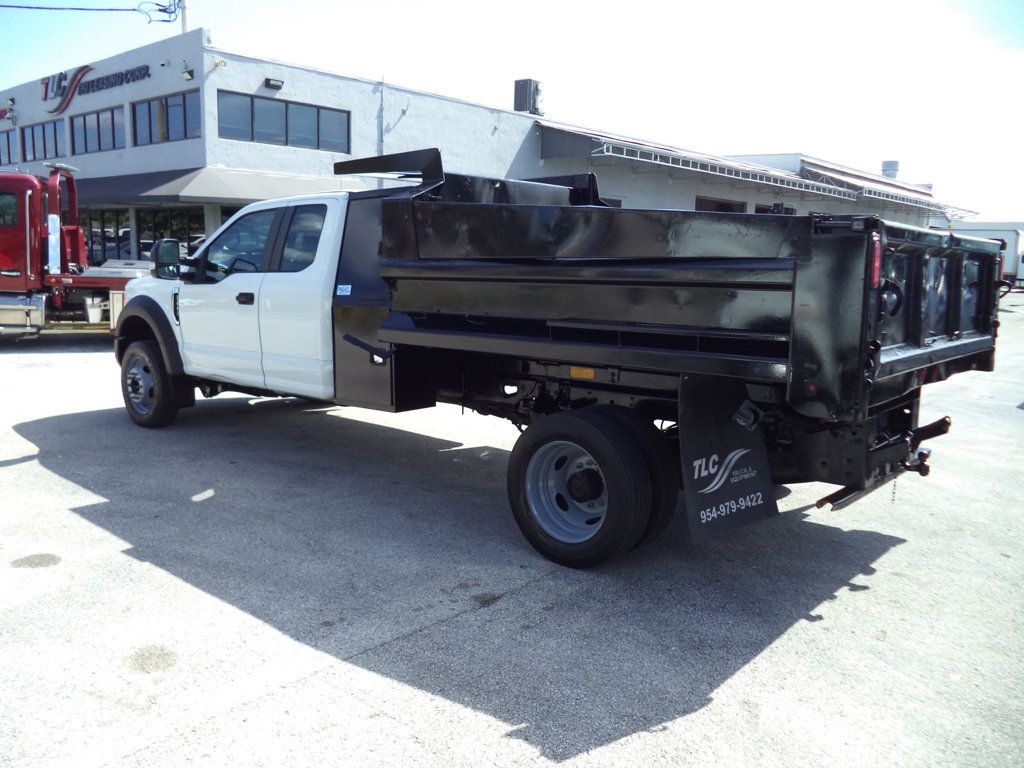 2017 Ford F450 Extended Cab w/ 10ft Dump Truck Steel Mason Dump Body - 23065768 - 13