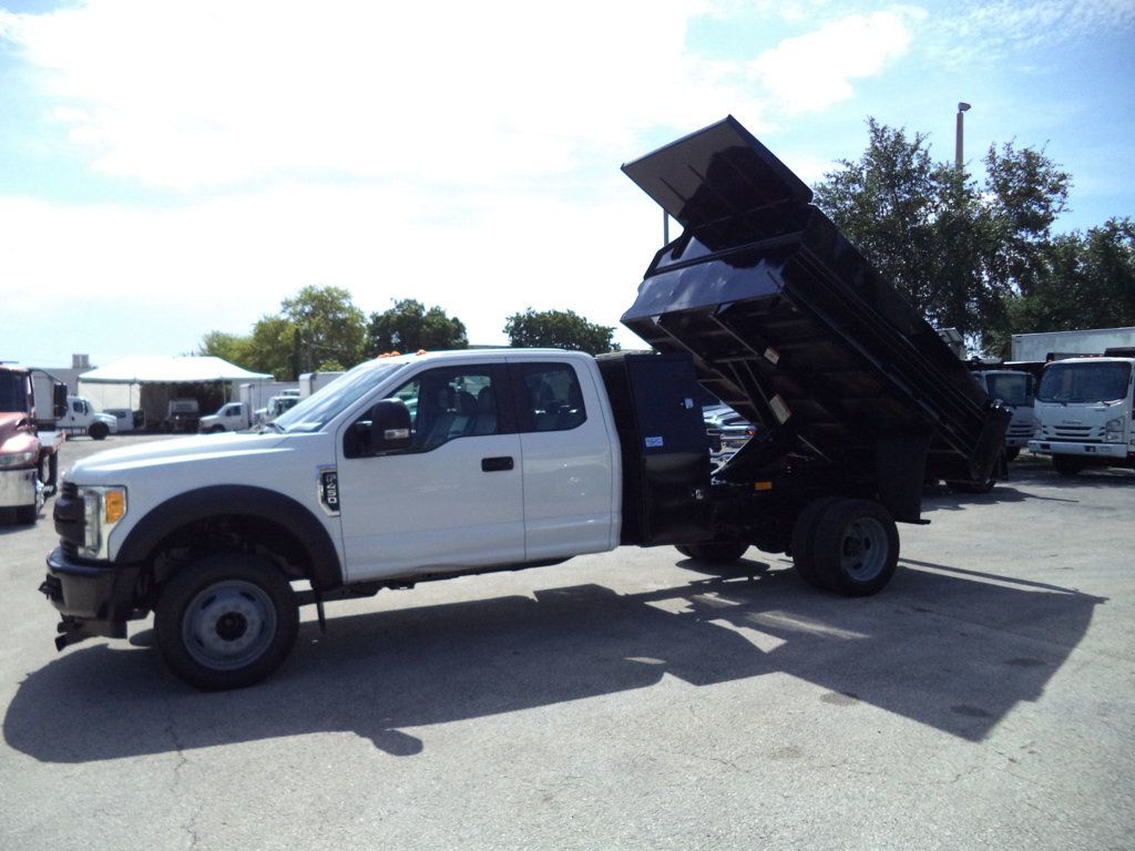 2017 Ford F450 Extended Cab w/ 10ft Dump Truck Steel Mason Dump Body - 23065768 - 14