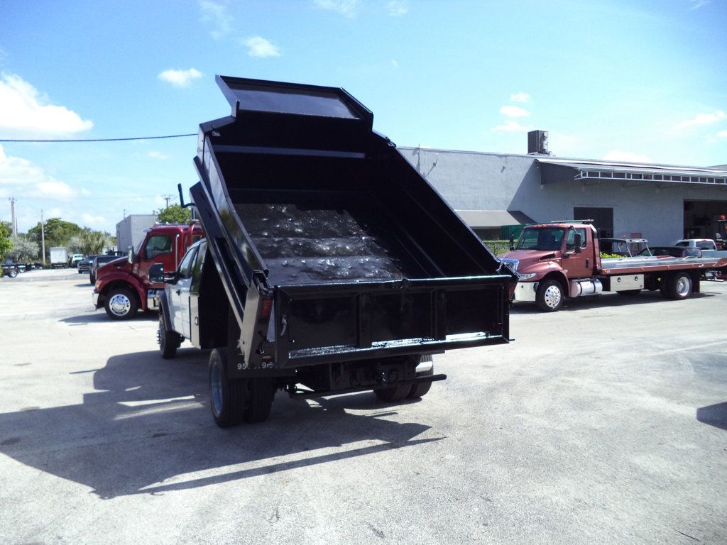2017 Ford F450 Extended Cab w/ 10ft Dump Truck Steel Mason Dump Body - 23065768 - 16