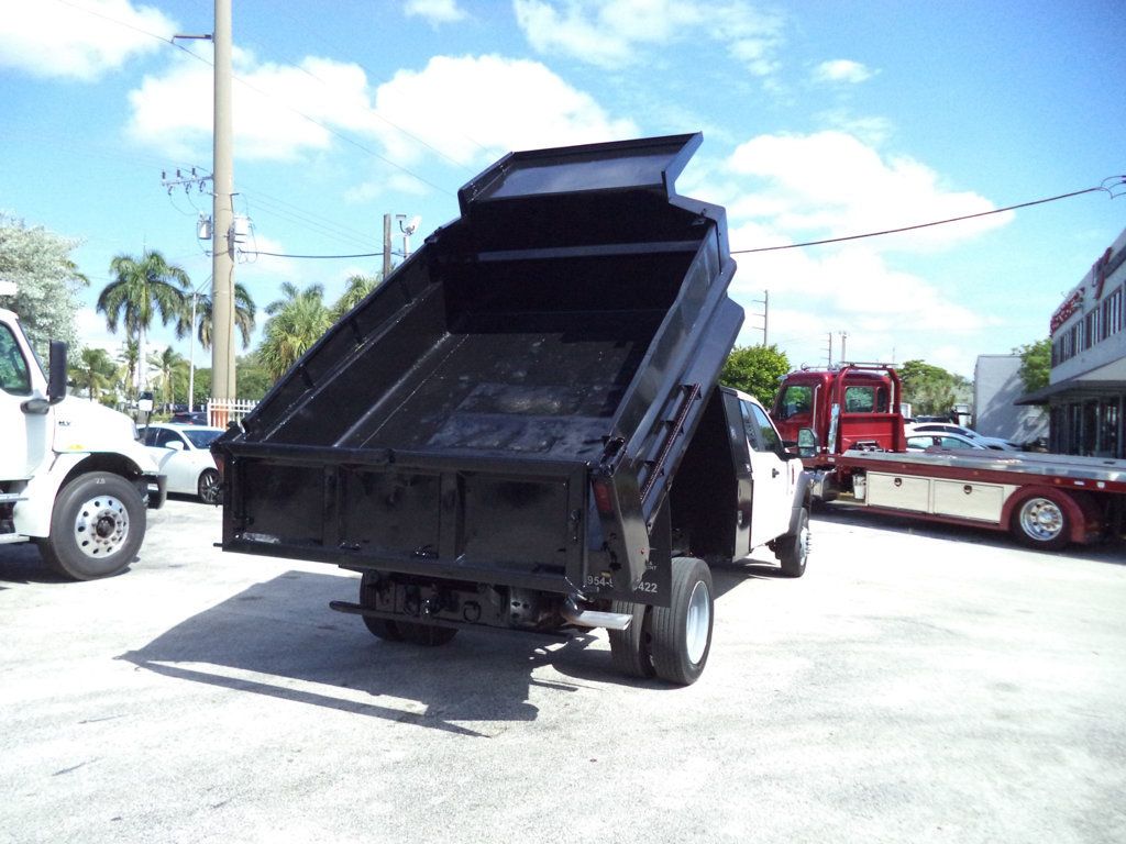 2017 Ford F450 Extended Cab w/ 10ft Dump Truck Steel Mason Dump Body - 23065768 - 17