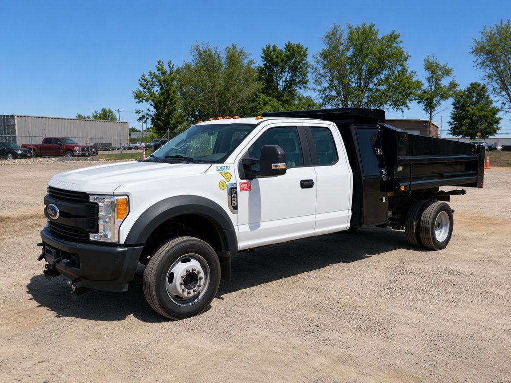 2017 Ford F450 Extended Cab w/ 10ft Dump Truck Steel Mason Dump Body - 23065768 - 1
