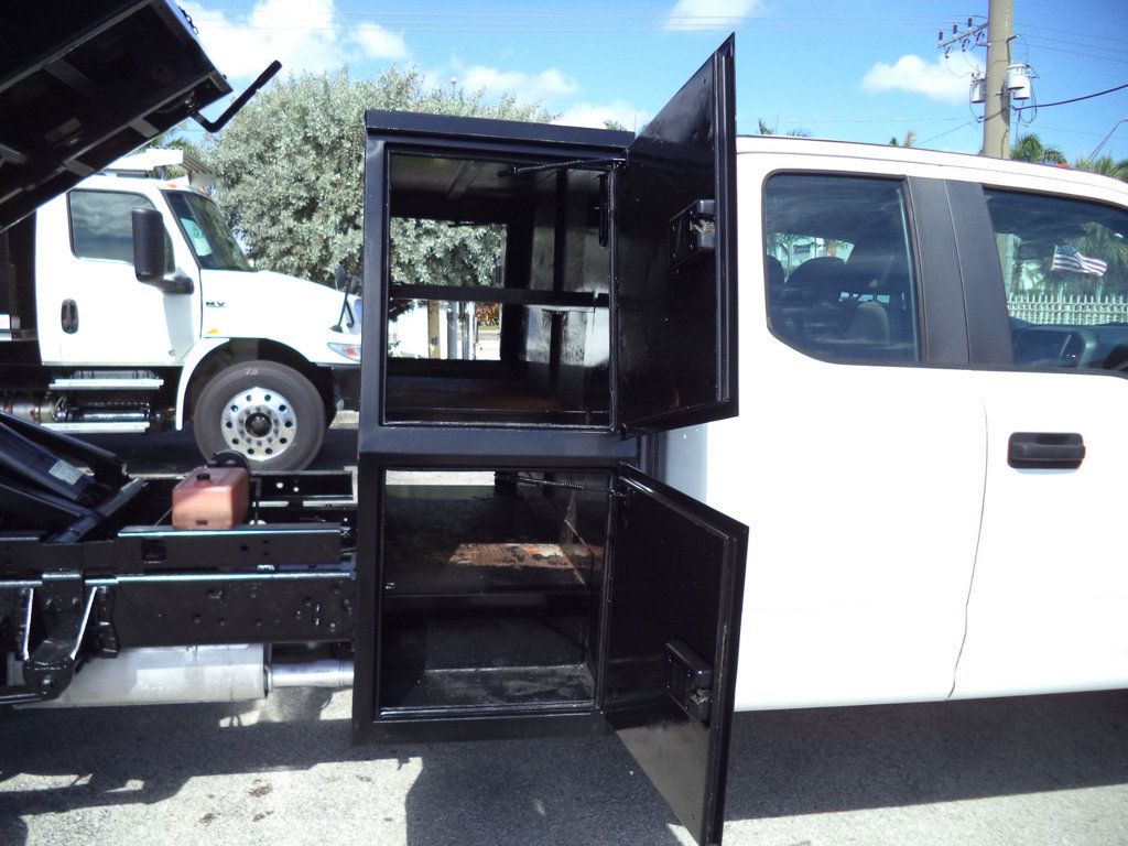 2017 Ford F450 Extended Cab w/ 10ft Dump Truck Steel Mason Dump Body - 23065768 - 28