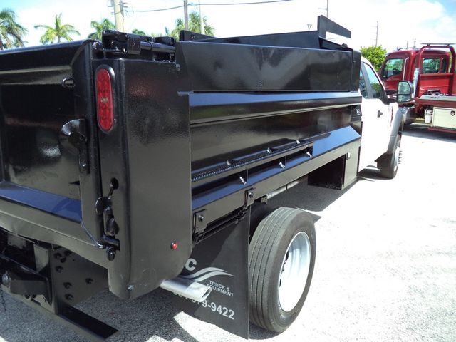 2017 Ford F450 Extended Cab w/ 10ft Dump Truck Steel Mason Dump Body - 23065768 - 37