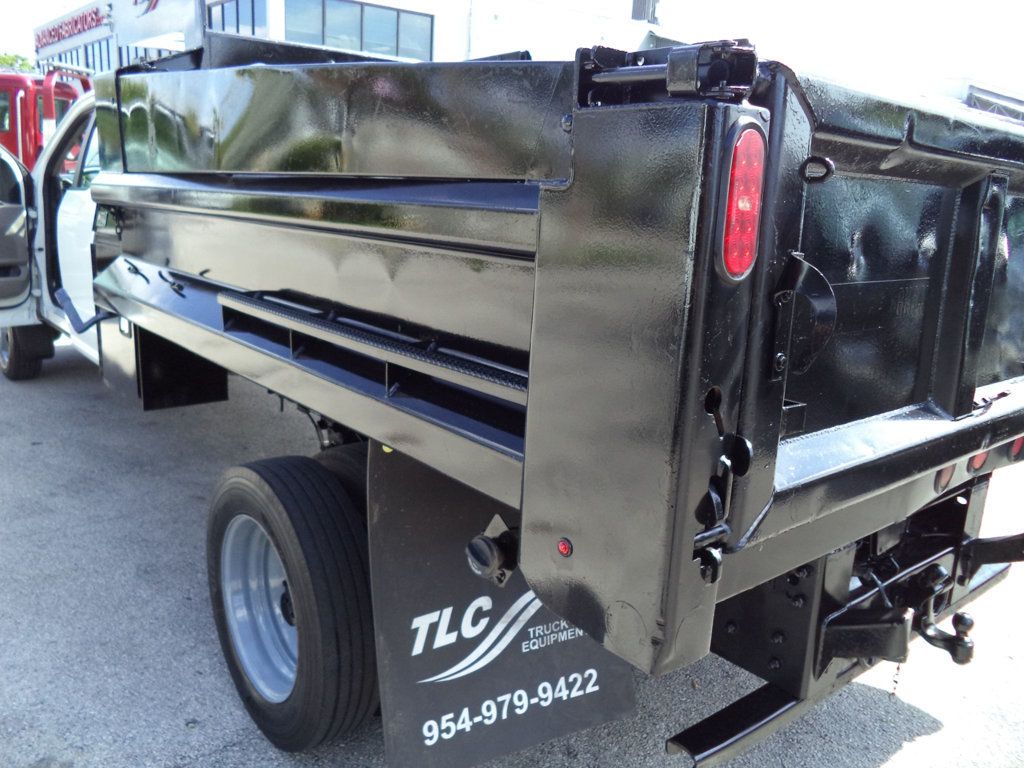 2017 Ford F450 Extended Cab w/ 10ft Dump Truck Steel Mason Dump Body - 23065768 - 38