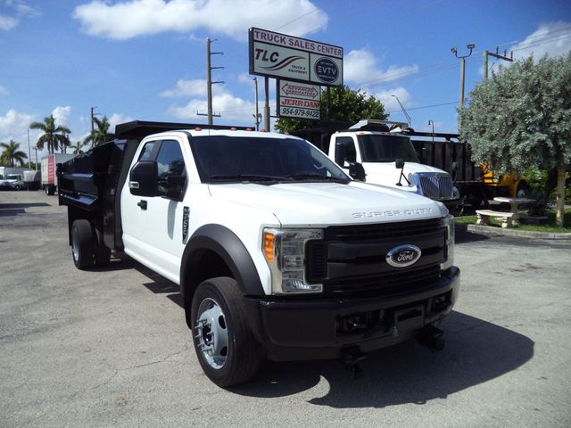 2017 Ford F450 Extended Cab w/ 10ft Dump Truck Steel Mason Dump Body - 23065768 - 5