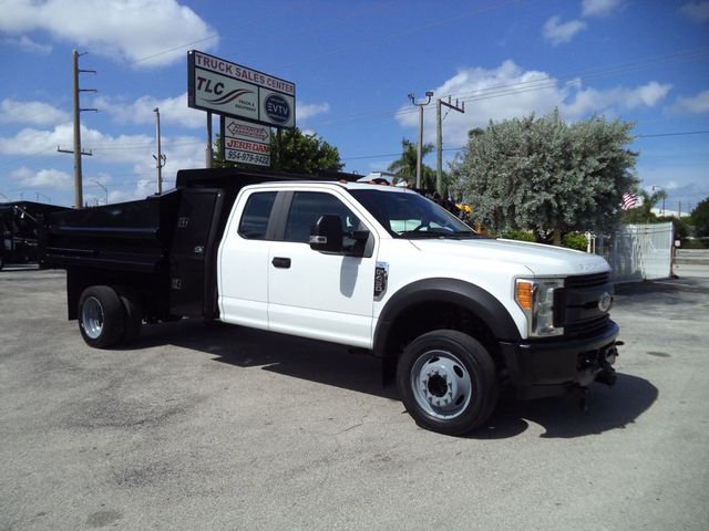 2017 Ford F450 Extended Cab w/ 10ft Dump Truck Steel Mason Dump Body - 23065768 - 6
