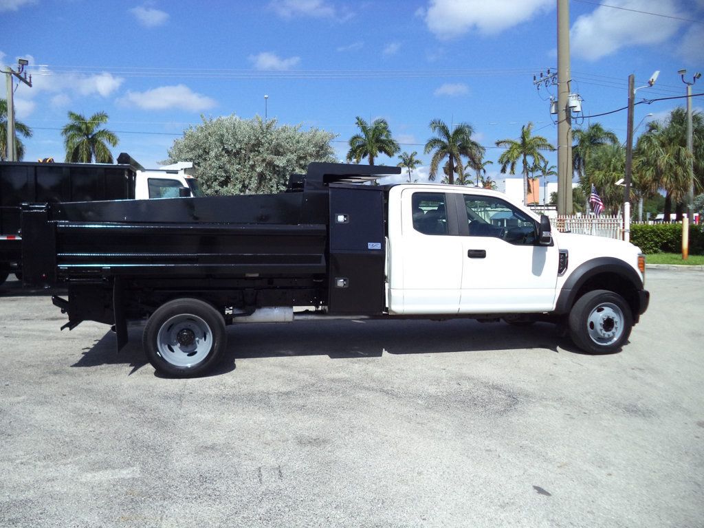 2017 Ford F450 Extended Cab w/ 10ft Dump Truck Steel Mason Dump Body - 23065768 - 8