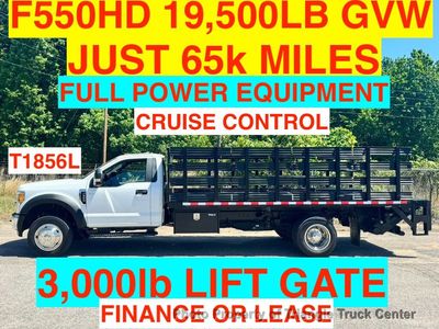 2017 Ford F550HD STAKE BODY JUST 65k MILES! POWER EQUIPMENT! - 1FDUF5GY6HEC99920