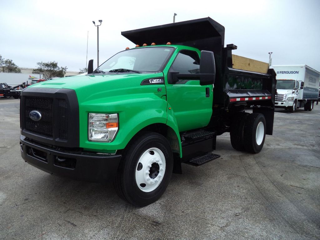 2017 Ford F650 10FT MASON CONTRACTORS DUMP TRUCK..25,950lb GVWR. - 22286899 - 2