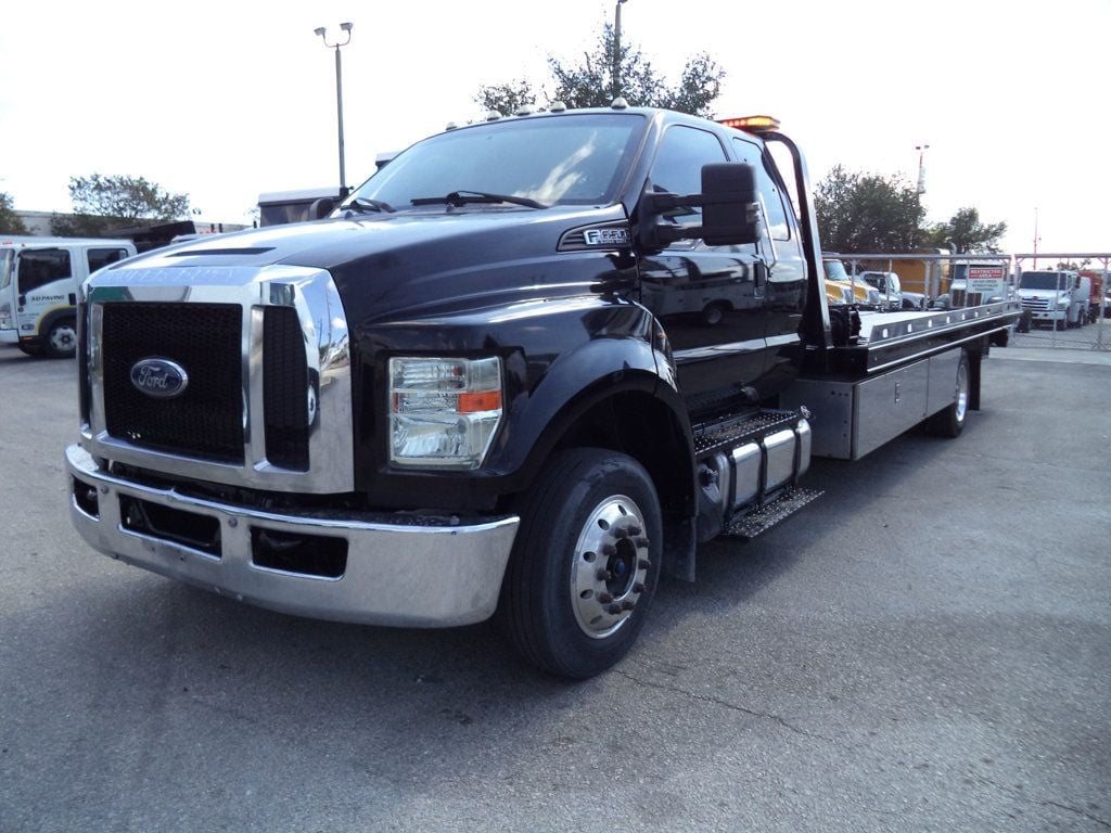 2017 Ford F650 w/ 21ft Century Rollback Tow Truck, Right Approach - 22985936 - 1
