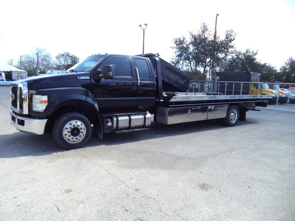 2017 Ford F650 w/ 21ft Century Rollback Tow Truck, Right Approach - 22985936 - 2