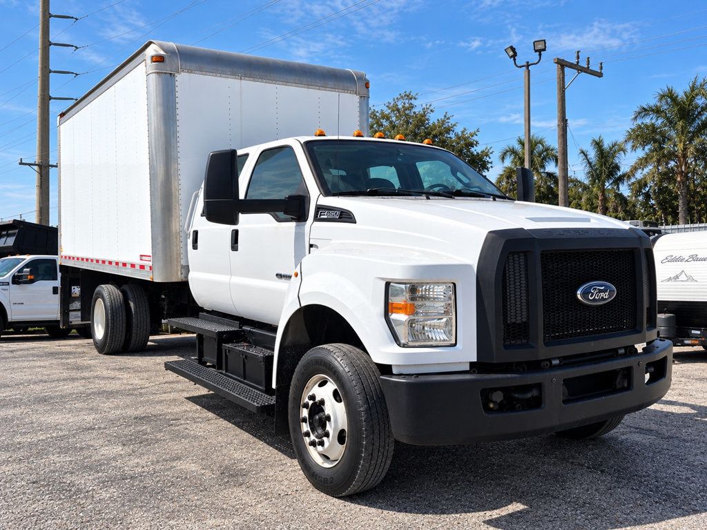 2017 Ford F650 Crew Cab w/ 16ft Morgan Box, Maxon Liftgate & Crew Cab – Non-CDL - 23085050 - 1