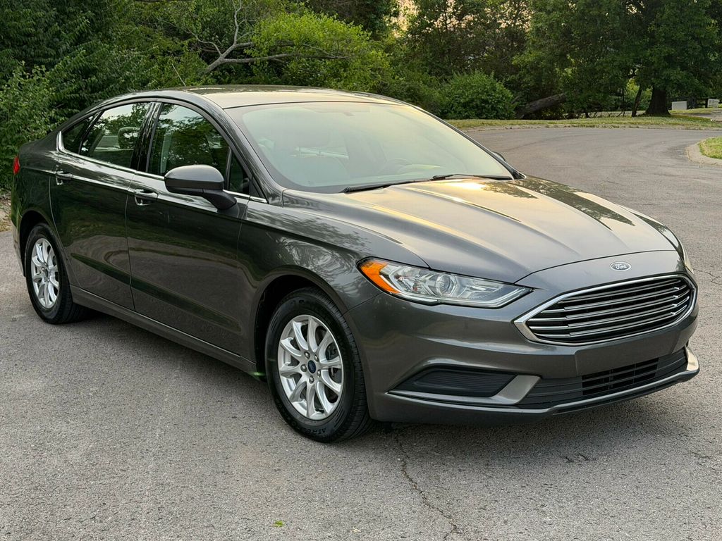 2017 Ford Fusion Fusion S FWD, Magnetic Metallic Exterior, Bluetooth Audio - 23028188 - 11