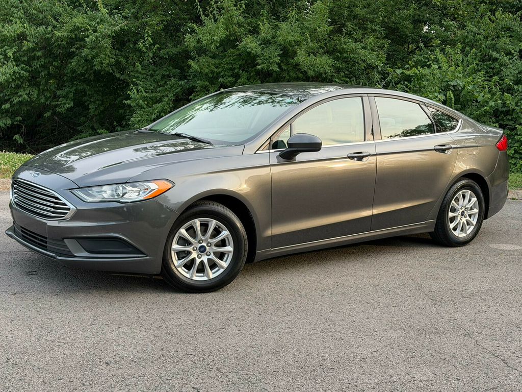 2017 Ford Fusion Fusion S FWD, Magnetic Metallic Exterior, Bluetooth Audio - 23028188 - 1