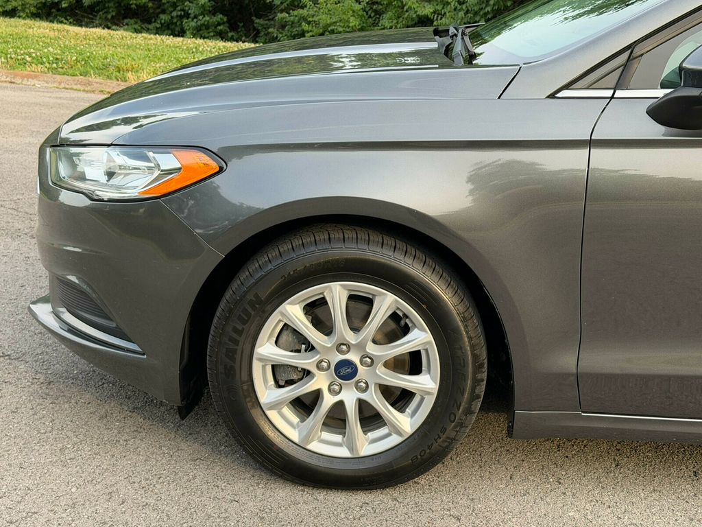 2017 Ford Fusion Fusion S FWD, Magnetic Metallic Exterior, Bluetooth Audio - 23028188 - 2