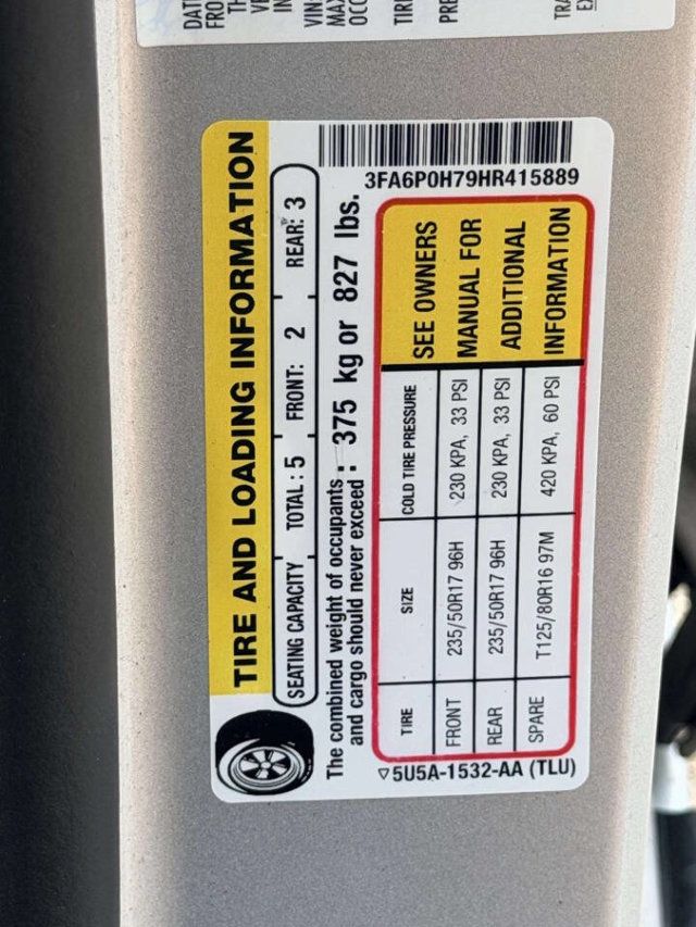 2017 Ford Fusion SE FWD - 23037730 - 19