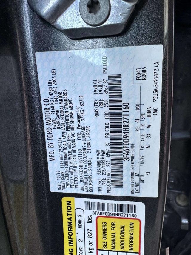 2017 Ford Fusion Titanium AWD - 23002627 - 40