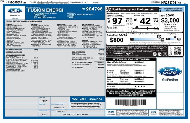 2017 Ford Fusion Energi Titanium - 23014022 - 5