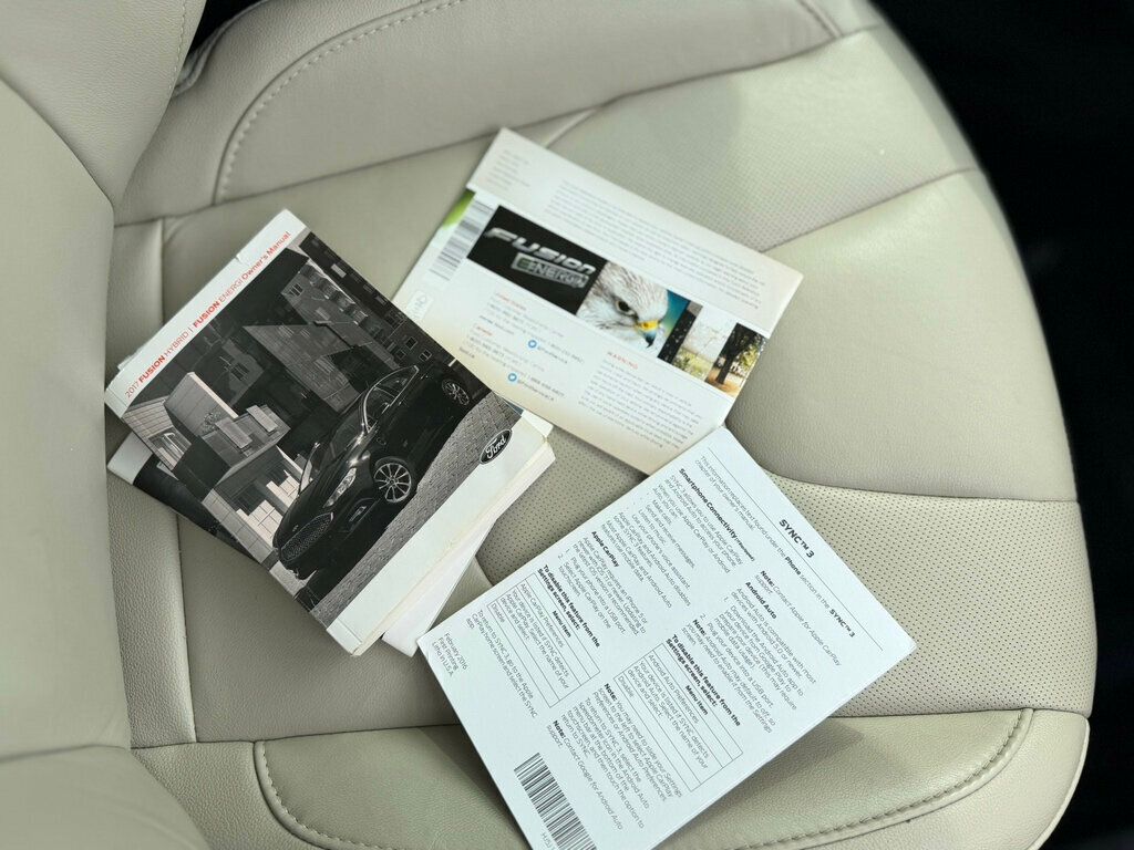 2017 Ford Fusion Energi Titanium Sedan - 22986354 - 40