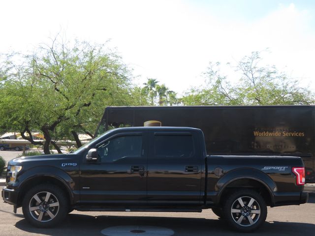 2017 Ford F-150 1OWNER XLT SUPERCREW 4X4 EXTRA  CLEAN AZ TRUCK ECOBOOST BLACK  - 22927594 - 1