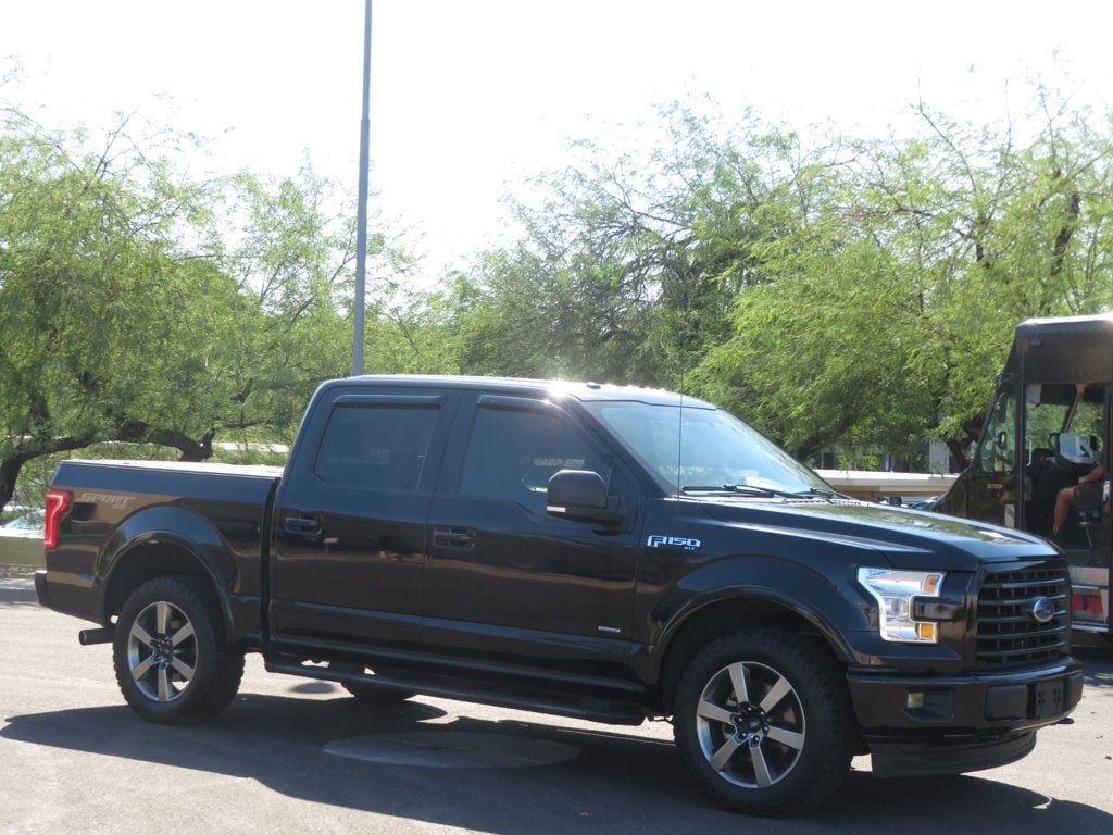 2017 Ford F-150 1OWNER XLT SUPERCREW 4X4 EXTRA CLEAN AZ TRUCK ECOBOOST BLACK - 22927594 - 3