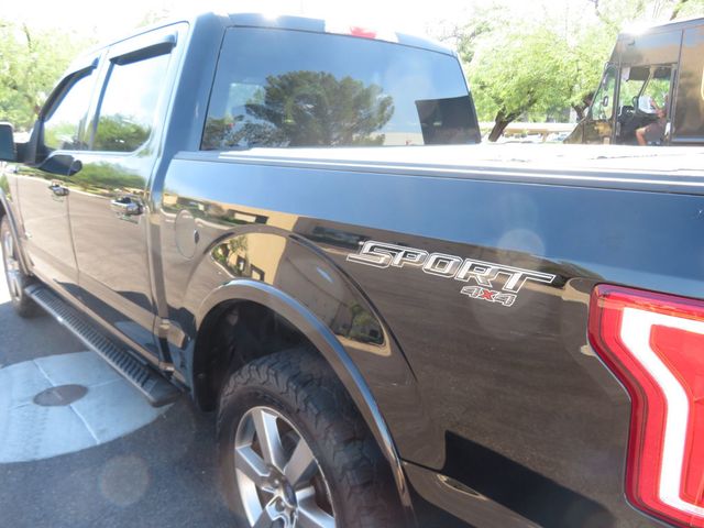 2017 Ford F-150 1OWNER XLT SUPERCREW 4X4 EXTRA  CLEAN AZ TRUCK ECOBOOST BLACK  - 22927594 - 6