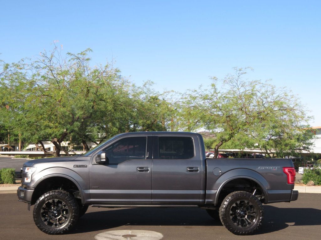 2017 Ford F-150 EXTRA CLEAN LIFTED LARIAT SPORT 4X4 SUPERCREW 2OWNERES  LEATHER  - 22650704 - 1