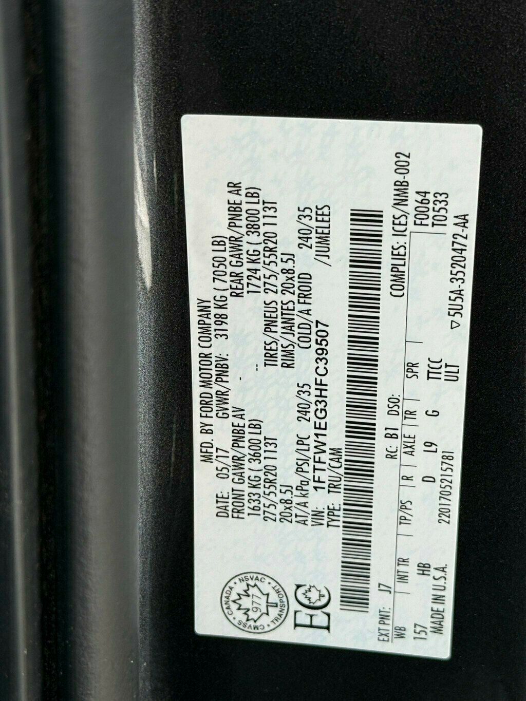 2017 Ford F-150 Lariat 4WD SuperCab 6.5' Box - 22601264 - 35