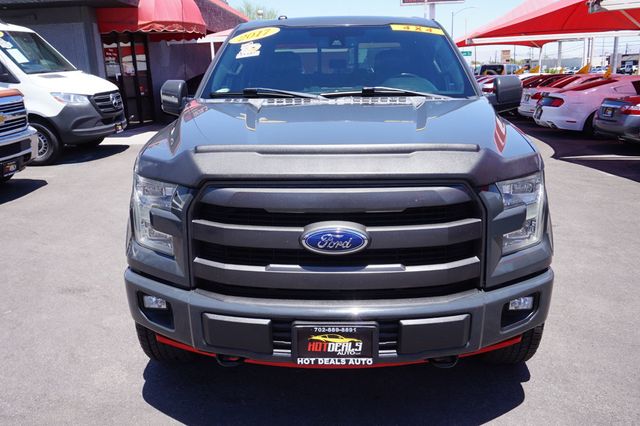 2017 Ford F-150 LARIAT, 4X4, 5.0L V8, MOON ROOF, LEATHER, NAVIGATION - 23044631 - 10