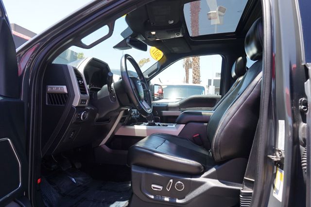 2017 Ford F-150 LARIAT, 4X4, 5.0L V8, MOON ROOF, LEATHER, NAVIGATION - 23044631 - 16