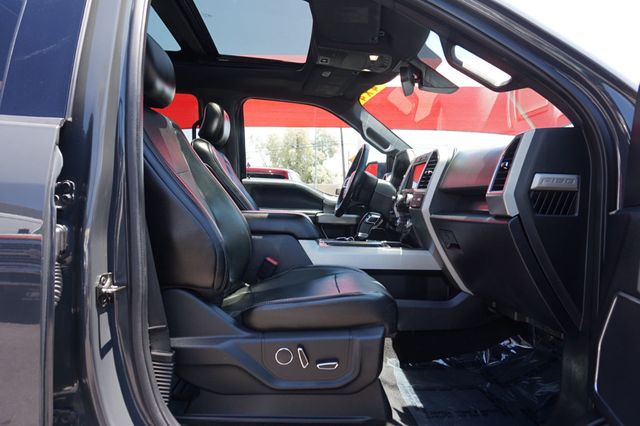 2017 Ford F-150 LARIAT, 4X4, 5.0L V8, MOON ROOF, LEATHER, NAVIGATION - 23044631 - 20