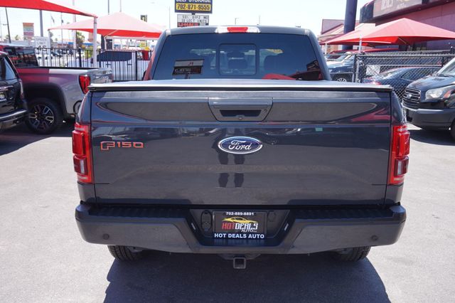 2017 Ford F-150 LARIAT, 4X4, 5.0L V8, MOON ROOF, LEATHER, NAVIGATION - 23044631 - 6