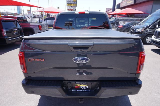 2017 Ford F-150 LARIAT, 4X4, 5.0L V8, MOON ROOF, LEATHER, NAVIGATION - 23044631 - 8