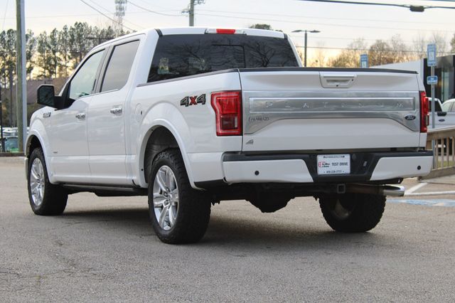 2017 Ford F-150 Platinum 4WD SuperCrew 5.5' Box - 22960804 - 4