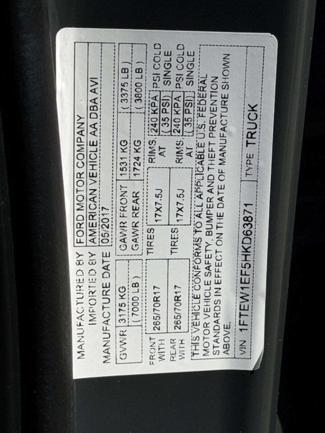 2017 Ford F-150 XLT 4x4 4dr SuperCrew 5.5 ft. SB - 22996136 - 17