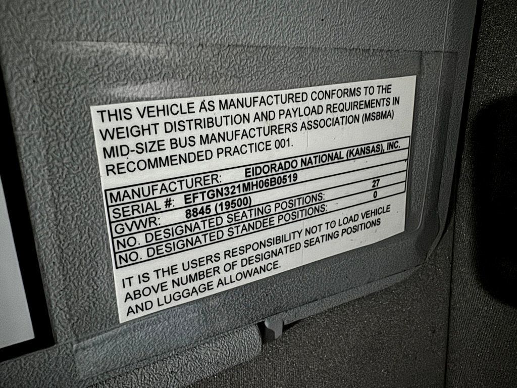 2017 Ford F-550 Eldorado 24 Passenger Wheelchair Shuttle Bus For Adults Seniors Church & Handicapped Transport - 22637415 - 45