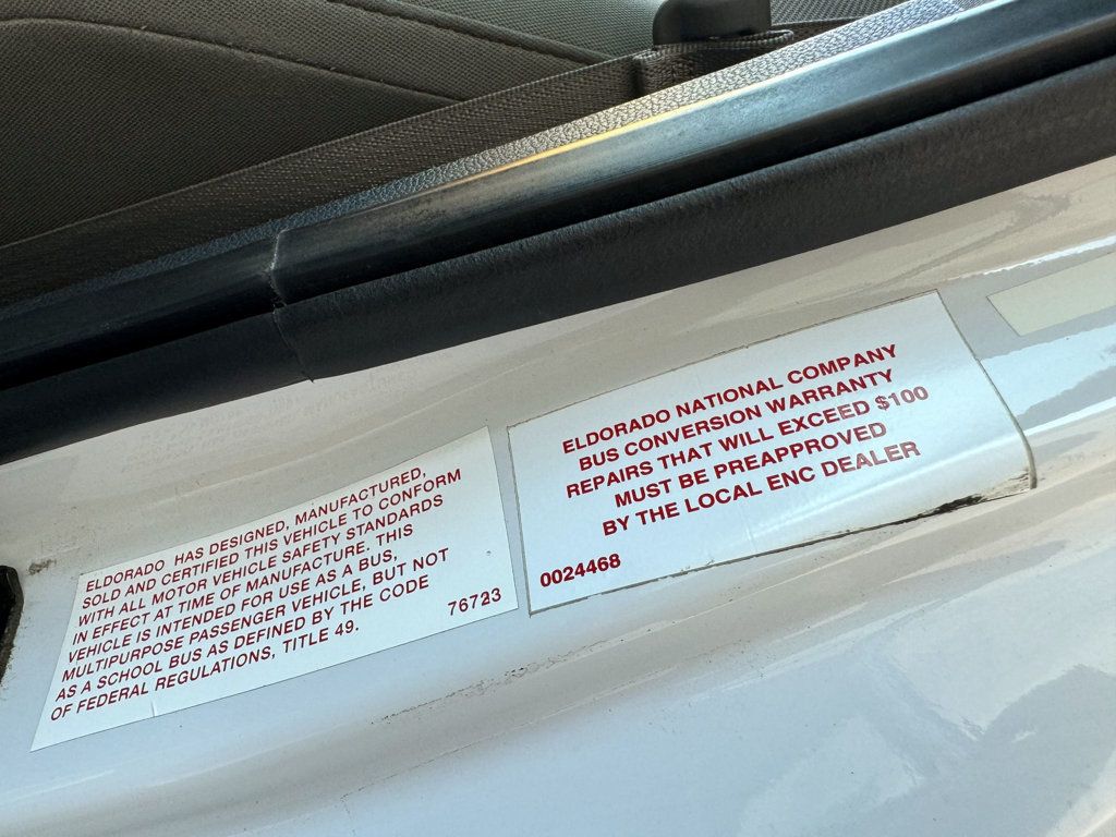 2017 Ford F-550 Eldorado 24 Passenger Wheelchair Shuttle Bus For Adults Seniors Church & Handicapped Transport - 22637415 - 46