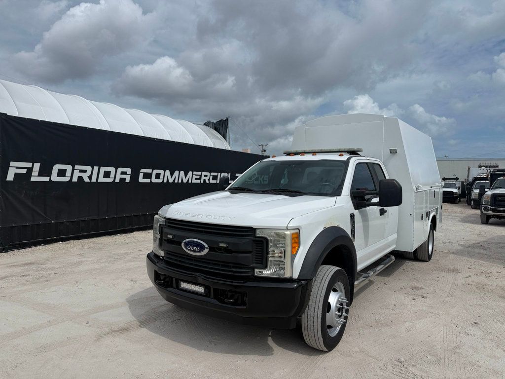 2017 Ford F-550 Extended Cab Enclosed Utility Service Truck  - 22991808 | Video 1