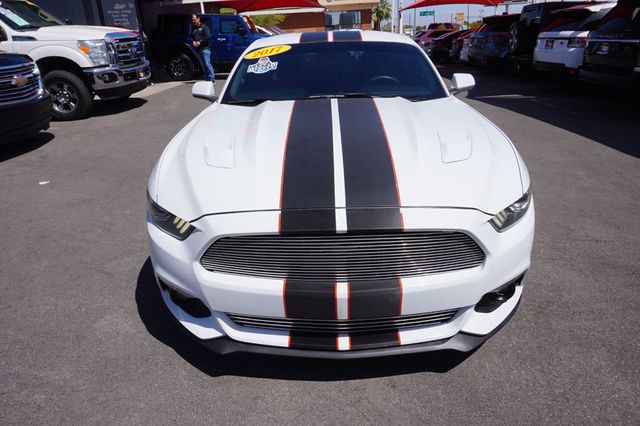 2017 Ford Mustang 1 OWNER, PREMIUM WHEELS, RACING STRIPES, REAR SPOILER - 23016604 - 9
