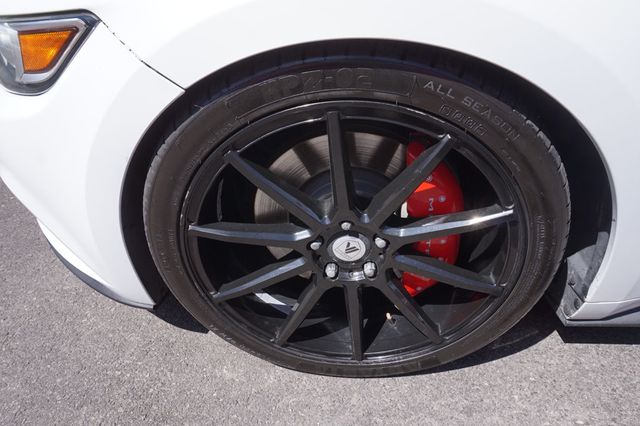 2017 Ford Mustang 1 OWNER, PREMIUM WHEELS, RACING STRIPES, REAR SPOILER - 23016604 - 10