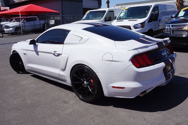 2017 Ford Mustang 1 OWNER, PREMIUM WHEELS, RACING STRIPES, REAR SPOILER - 23016604 - 3