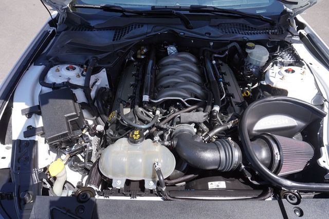 2017 Ford Mustang 1 OWNER, PREMIUM WHEELS, RACING STRIPES, REAR SPOILER - 23016604 - 8