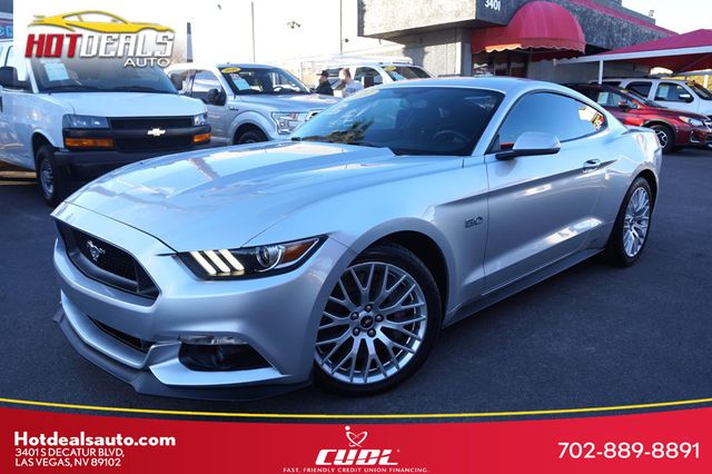 2017 Ford Mustang GT, MANUAL, PREMIUM WHEELS, PUSH BUTTON START, BACKUP CAMERA - 22957278 - 0