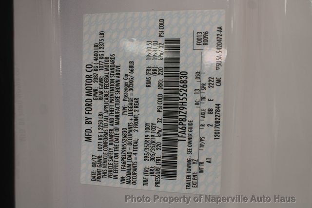 2017 Ford Mustang Shelby GT350 Fastback - 22969369 - 58