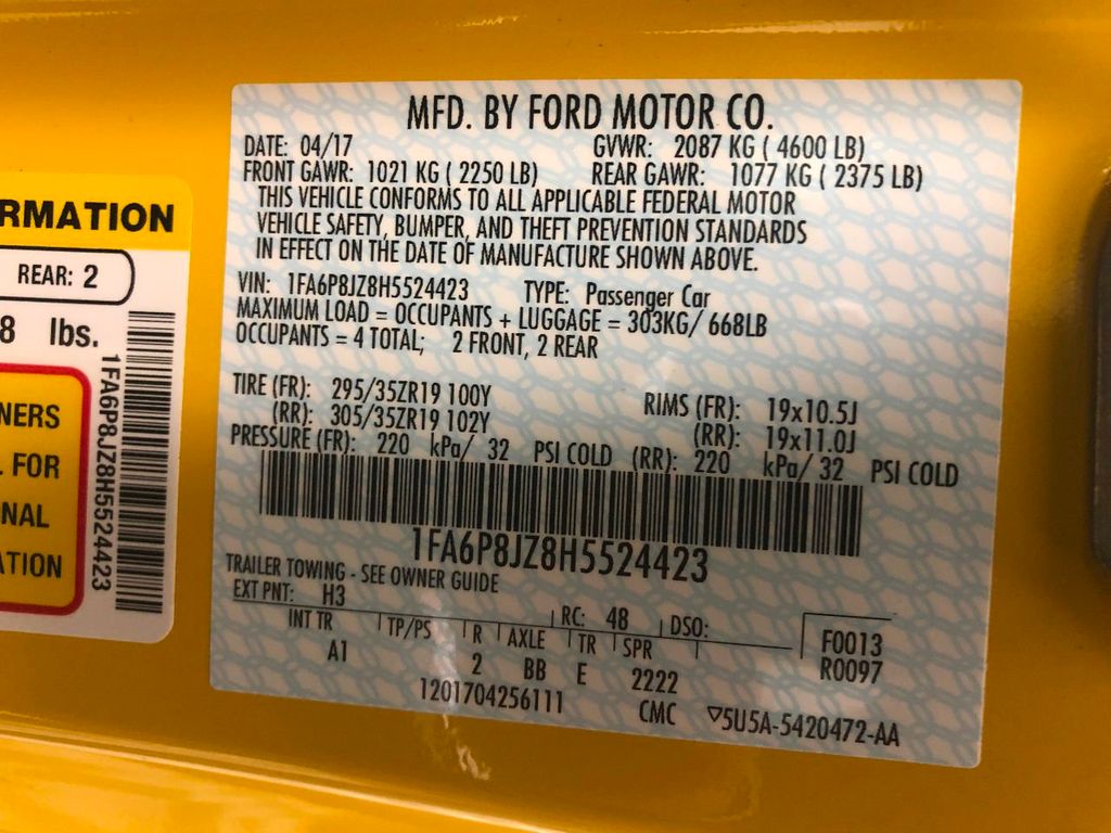 2017 Ford Mustang Shelby GT350 photo 19