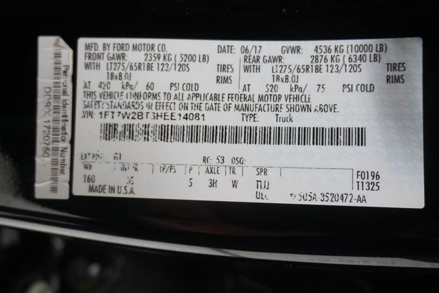 2017 Ford Super Duty F-250 SRW  - 23024404 - 28