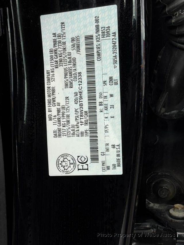 2017 Ford Super Duty F-350 SRW Lariat Crew Cab 4WD - 23026679 - 22