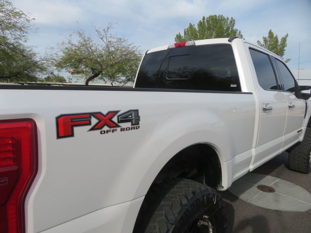 2017 Ford Super Duty F-350 SRW LIFTED EXTRA CLEAN PLATINUM POWERSTROKE EXTAR CLEAN LEATHER 4X4  - 22963971 - 9